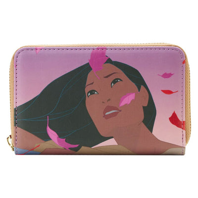 Loungefly Disney Pocahontas Princess Scene Zip-Around Wallet - Front