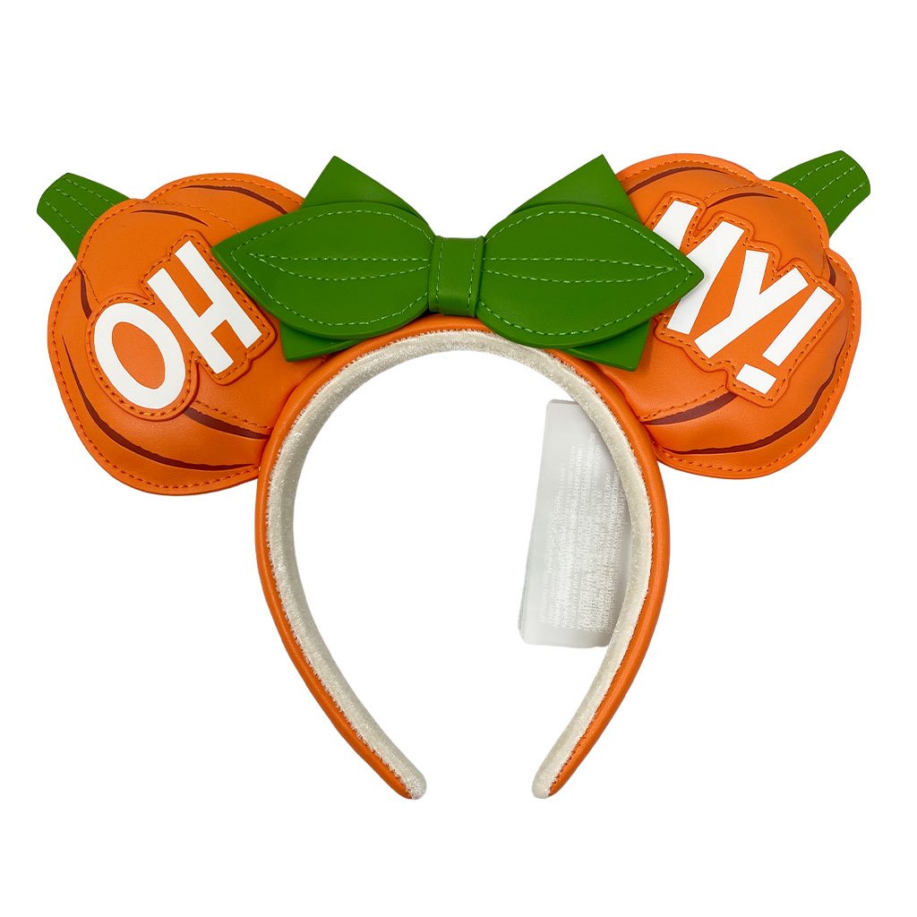 Loungefly Disney Pumpkin Minnie Oh My Ears Headband - Front